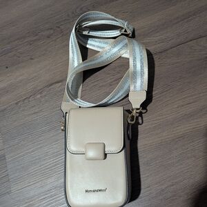 Montana West Cream Crossbody Bag